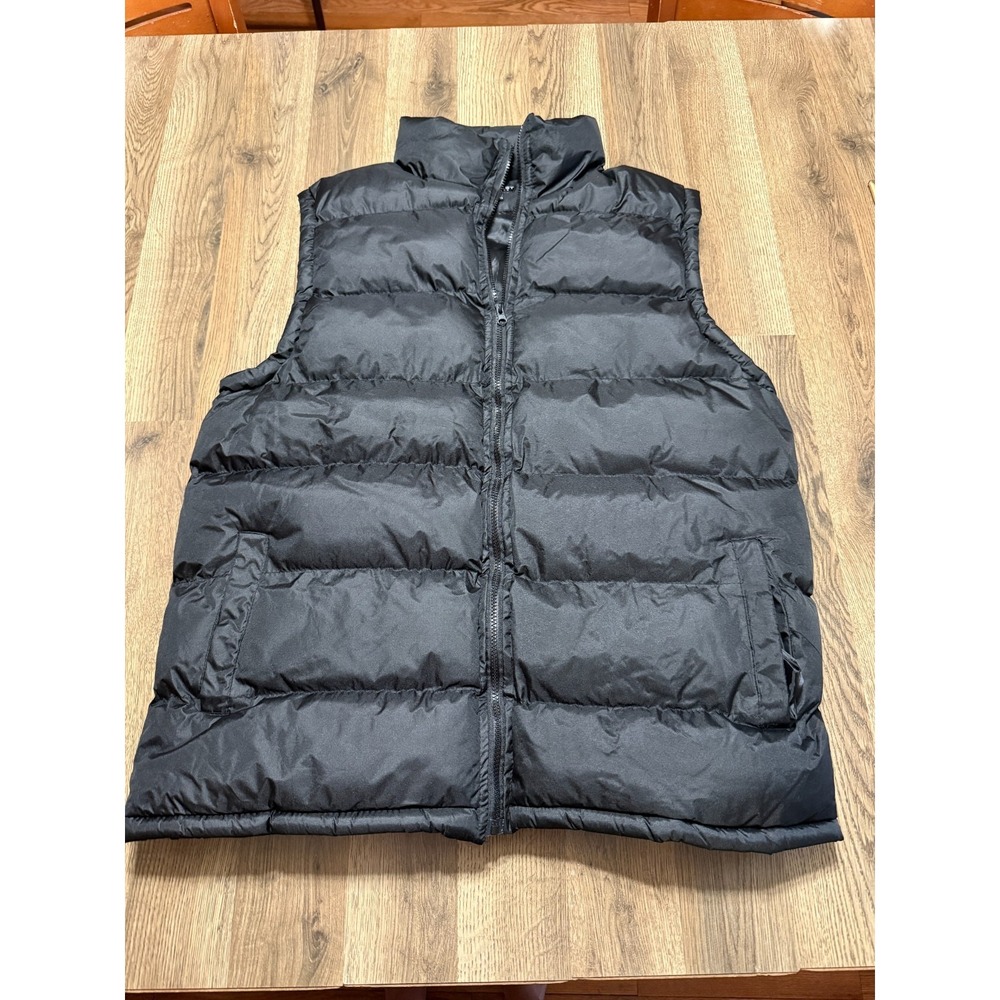 Fourcast Outerwear Jacket, Men's Size XL, Black, Full Zip, Quilted Vest